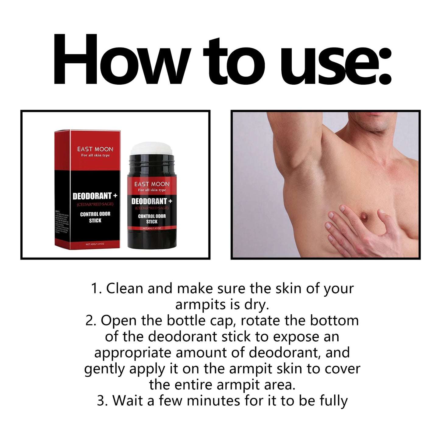 Natural Deodorant+ Stick