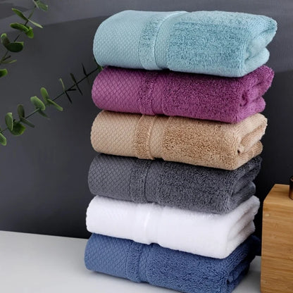 Solid Color Cotton Super Absorbent Hand Towel