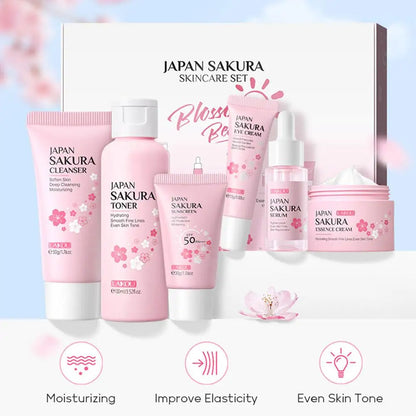 6pcs/Set Sakura Skin Care Sets