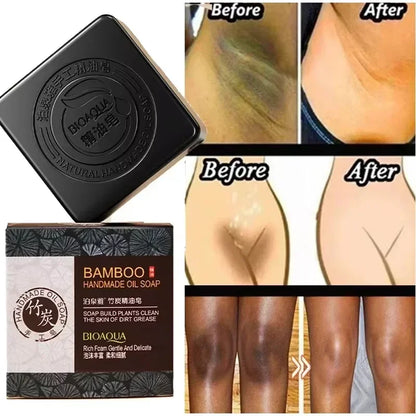 Bamboo Charcoal Handmade Essential oil Soap