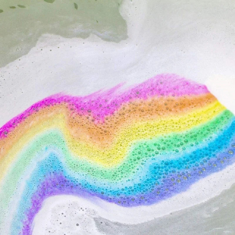 Natural Skin Care Cloud Rainbow Bath Salt Bombs