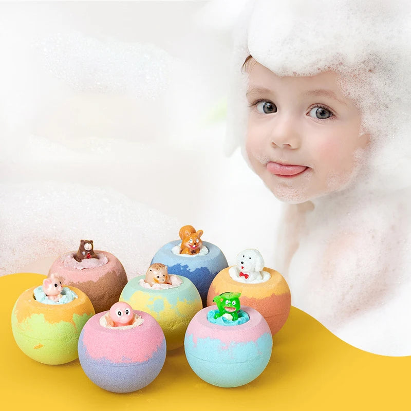 Essential Oil Spa 1pcs Bath Bombs For Kids With Toys