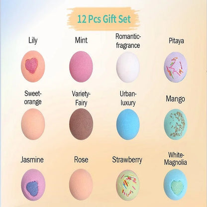 Bath Bombs for Women Gift Set 12pcs