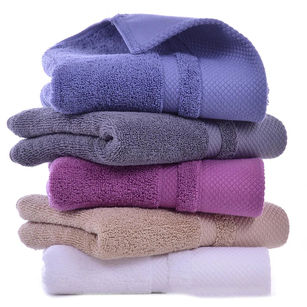 Solid Color Cotton Super Absorbent Hand Towel