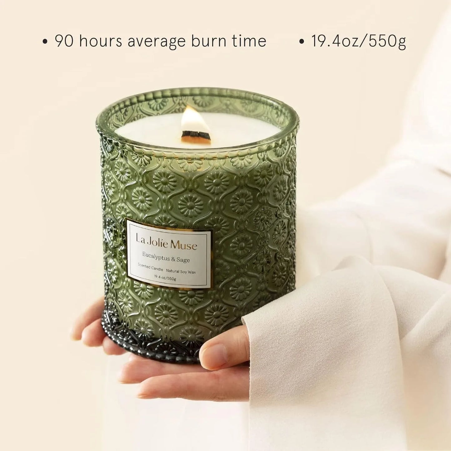 Scented Candles Eucalyptus & Sage