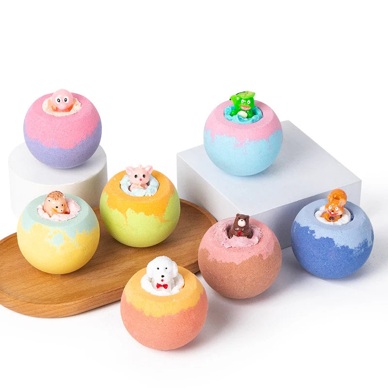 Essential Oil Spa 1pcs Bath Bombs For Kids With Toys