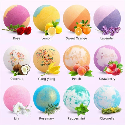 10pcs Random Ball Kit Hotel Bathroom Bath Salt Ball Bomb