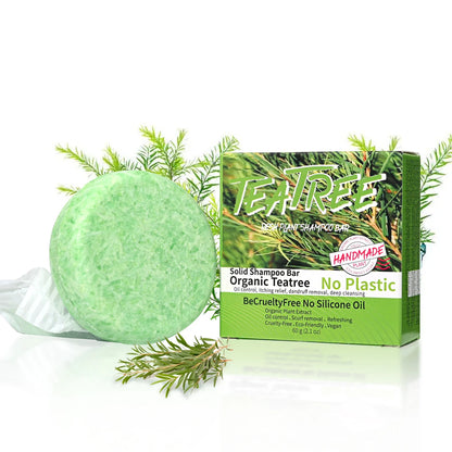 Natural organic tea tree essential oil soap