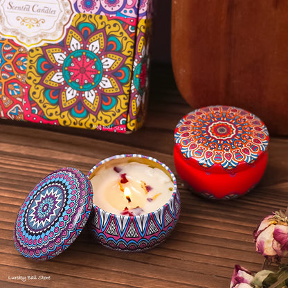 4Pcs/Box Scented Candle Set