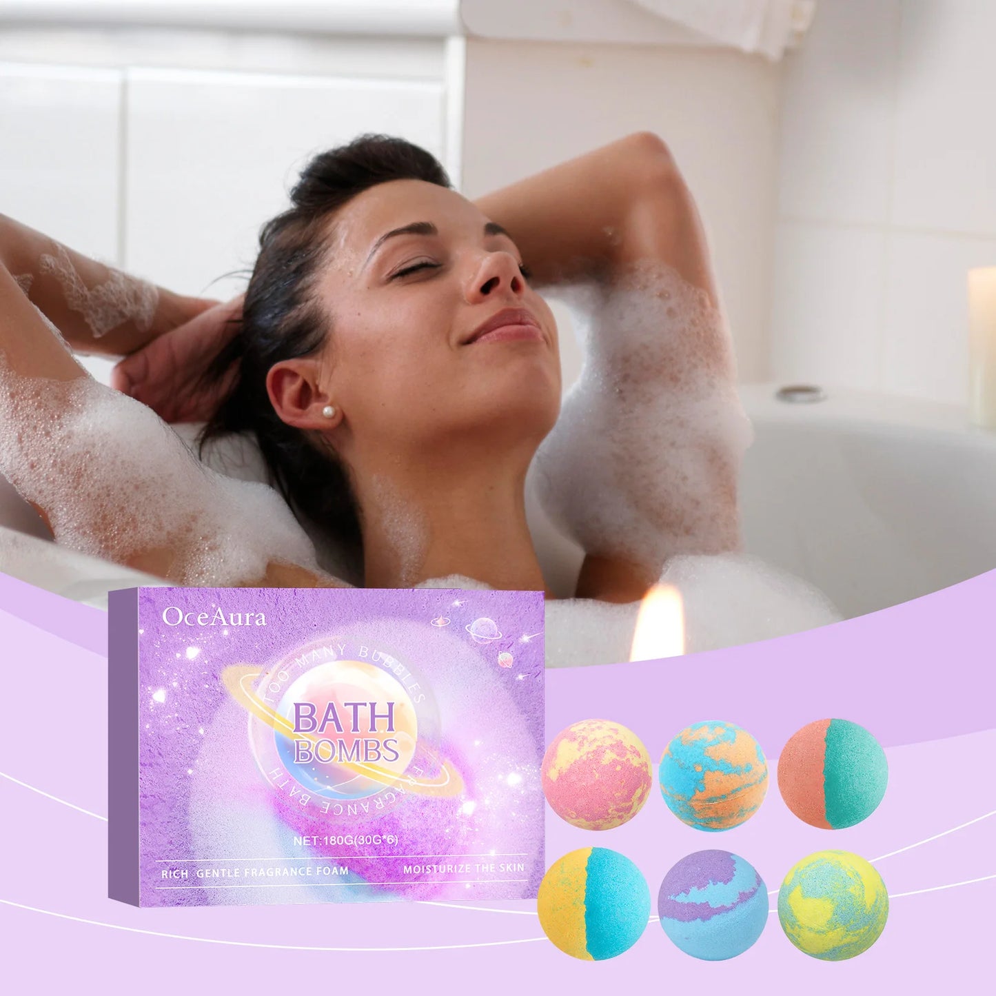 Bath Bombs Bubble Salt