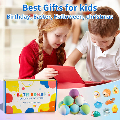 Bath Bombs for Kids with Surprise Inside